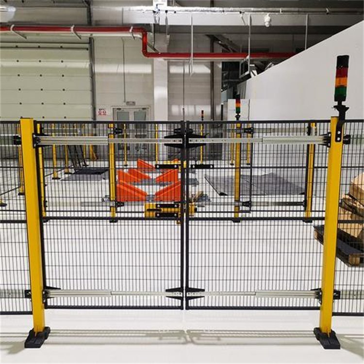 機(jī)器人安全防護(hù)欄-工廠鐵絲隔斷防護(hù)網(wǎng) 設(shè)備防護(hù)圍網(wǎng) 浩晨定制 - 愛企